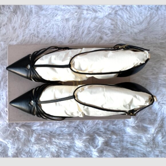 NIB SJP by Sarah Jessica Parker Carrie Black T-Strap Pumps EU 41.5 US 10.5 70mm - Picture 10 of 16